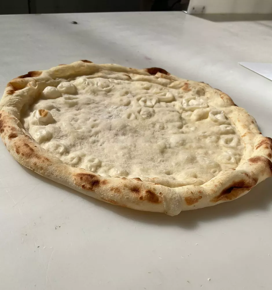 Hand-stretched Dough